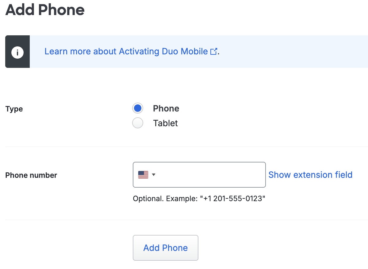 Add a Phone
