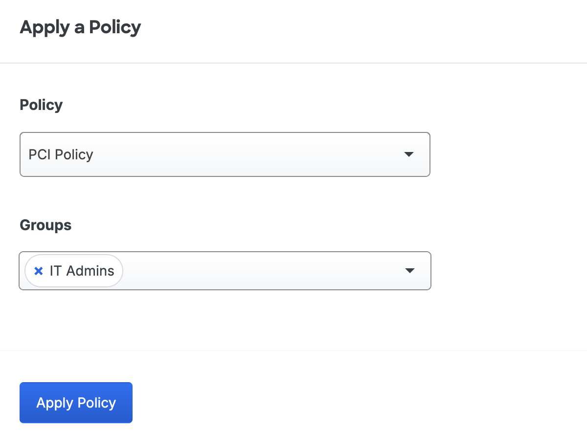 Apply a New Group Policy