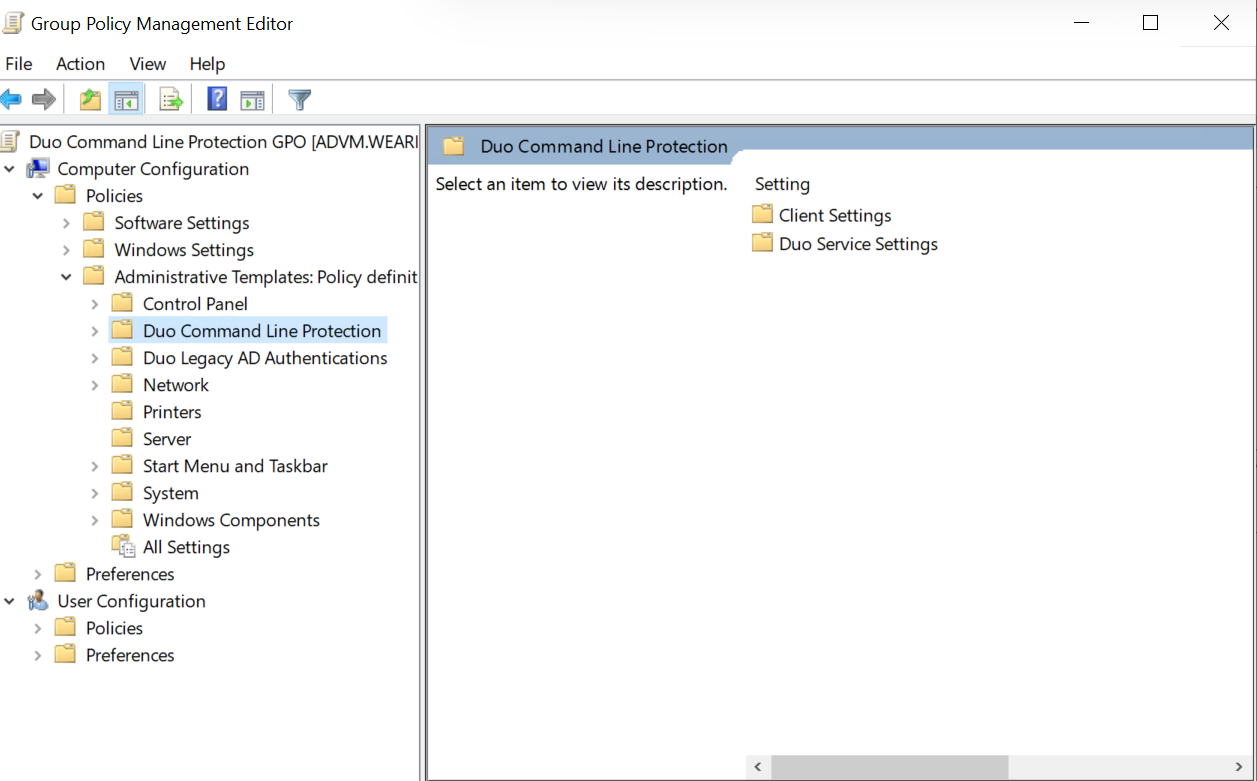 Group Policy Editor