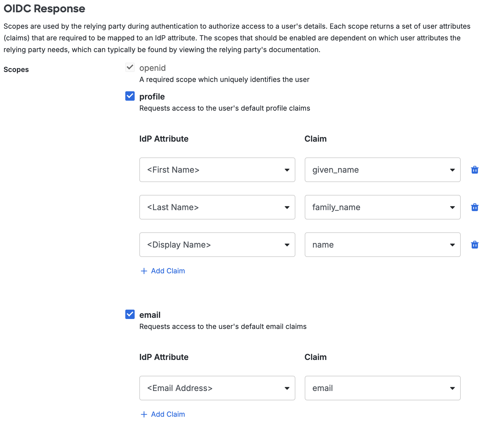 Duo F5 BIG-IP OIDC Response Section