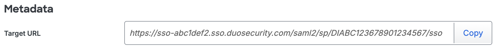 Duo Tower Target URL