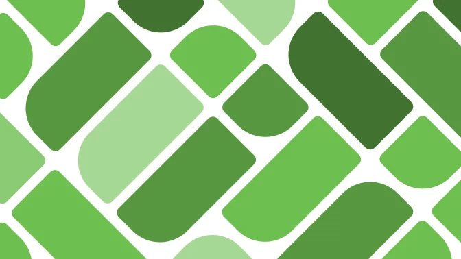 Pattern using Duo logo shapes.