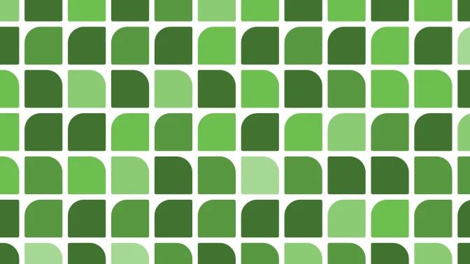 Pattern using Duo logo shapes.